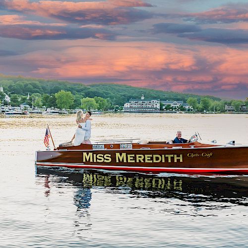 A classic wooden boat named 